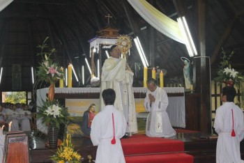 Chầu Thánh Thể tại Tòa Giám mục -2011