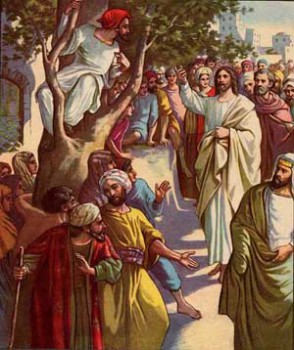 Zacchaeus and Jesus