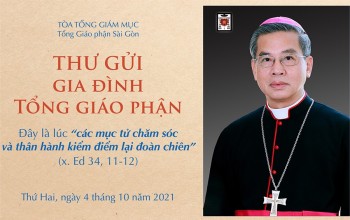 Thư mục vụ TGP Sài Gòn ngày 4-10-2021