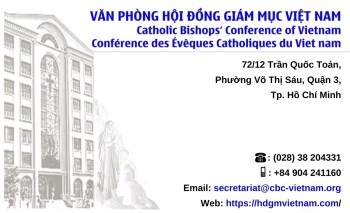 Thông báo email mới của Văn phòng HĐGMVN