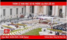 Thánh Lễ khai mạc sứ vụ Phêrô 18/5