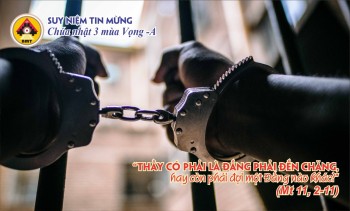 Bài suy niệm Chúa Nhật III Mùa Vọng -Năm A