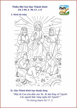 Thiếu Nhi VHTK - CN2MCA - Hình tô màu