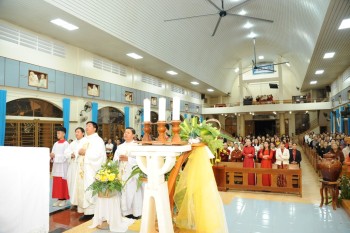 Thánh lễ tạ ơn của tân Linh mục  Phêrô Hoàng Quốc Việt, SVD