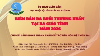 Biên bản ba buổi thường huấn tại ba Giáo tỉnh