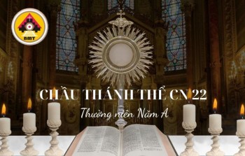 Chầu Thánh Thể Chúa Nhật 22 Thường niên năm A