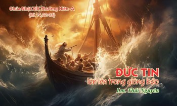 Đức tin lớn lên trong giông bão (Mt 14,22-33)
