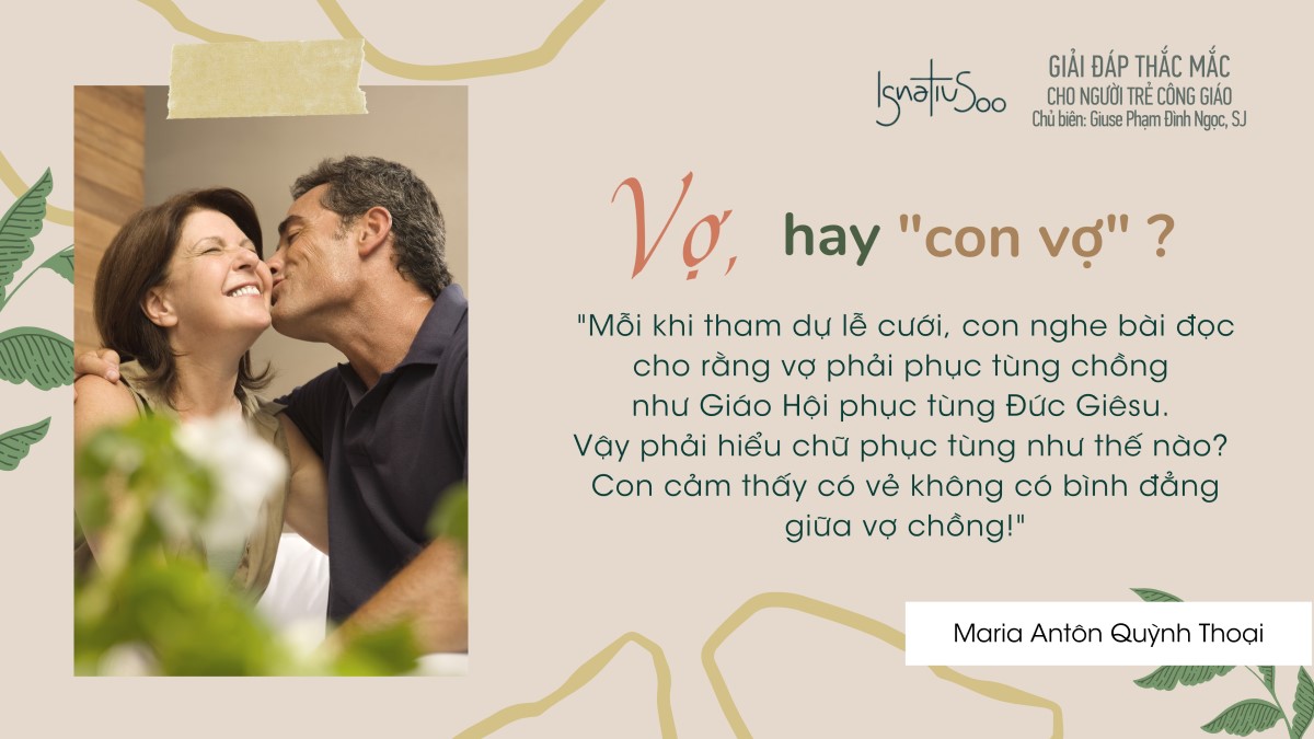 Vợ, hay “con vợ”?