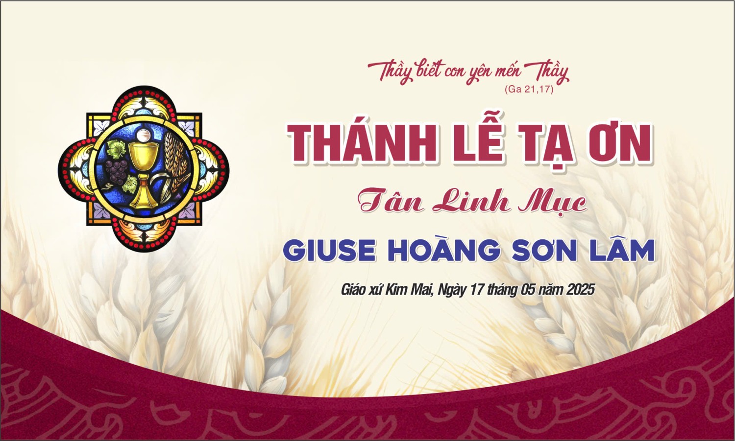 Giáo Xứ Kim Mai: Thánh Lễ tạ ơn Tân Linh Mục