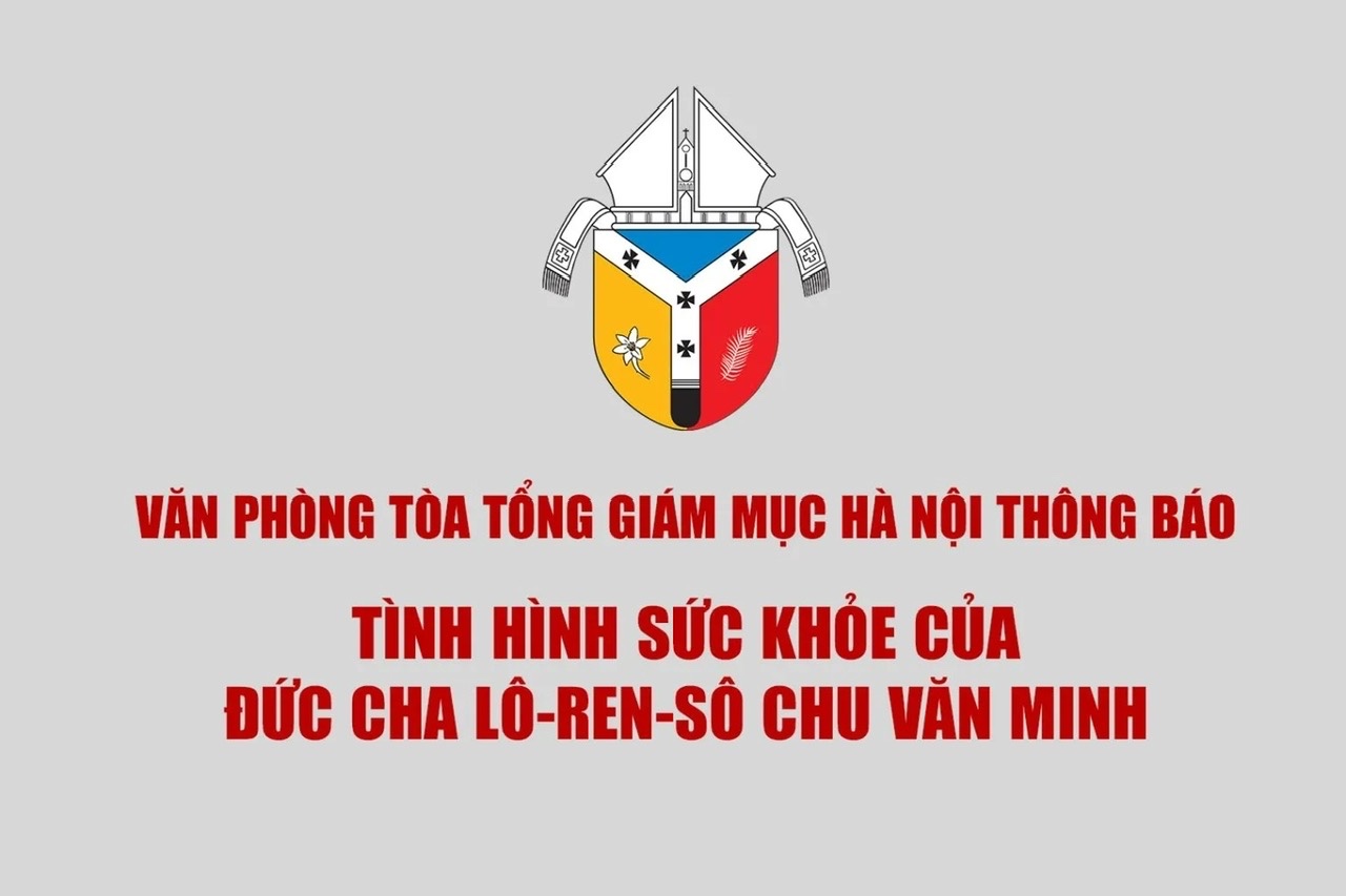 TGM Hà Nội thông báo tình hình sức khỏe của Đức cha Lô-ren-sô