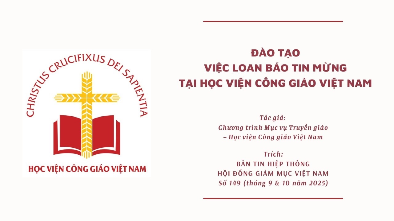 Đào Tạo Việc Loan Báo Tin Mừng.