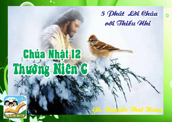 CN XII TN A- 5 phút Lời Chúa với Thiếu Nhi