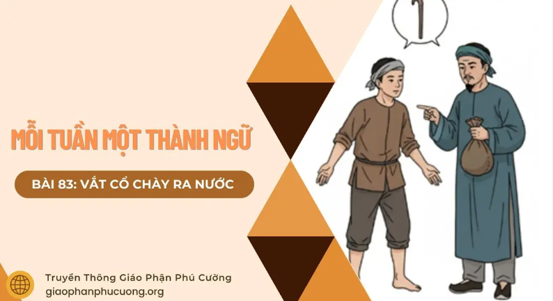 Vắt cổ chày ra nước - Mỗi tuần một thành ngữ