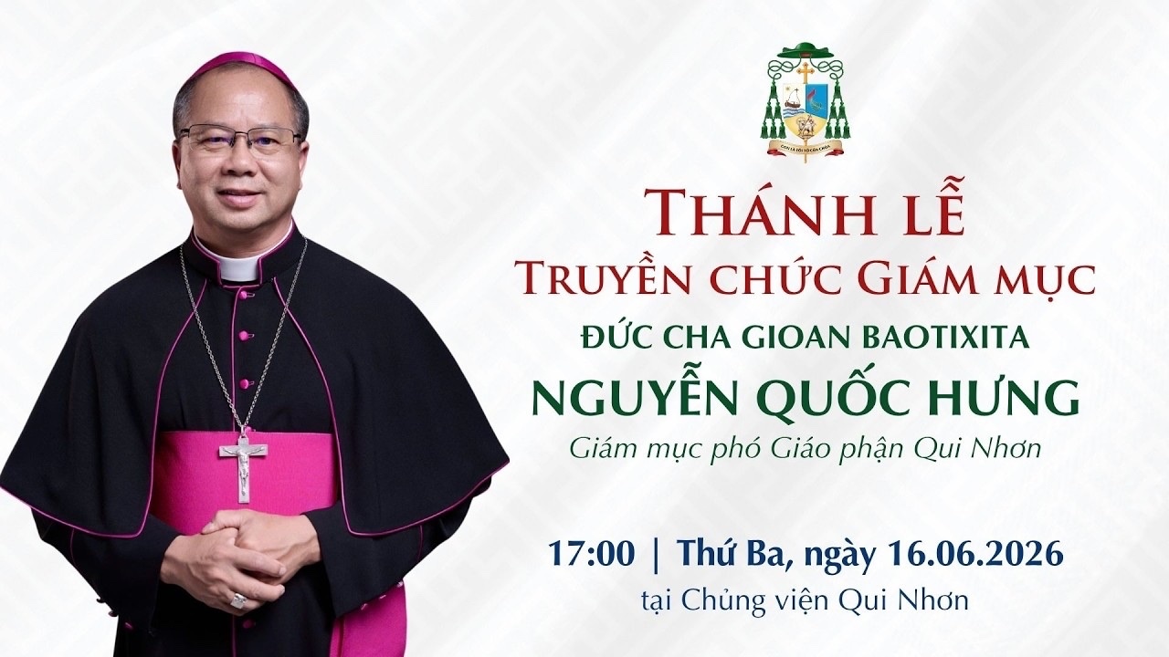 TL Truyền chức Giám mục cho Đức cha tân cử JB Nguyễn Quốc Hưng