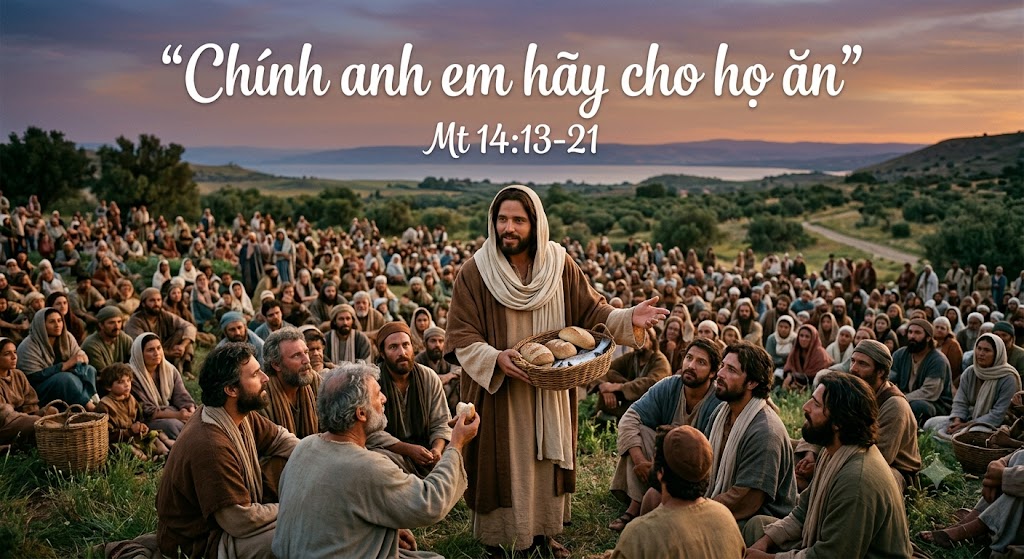 Chính anh em hãy cho họ ăn